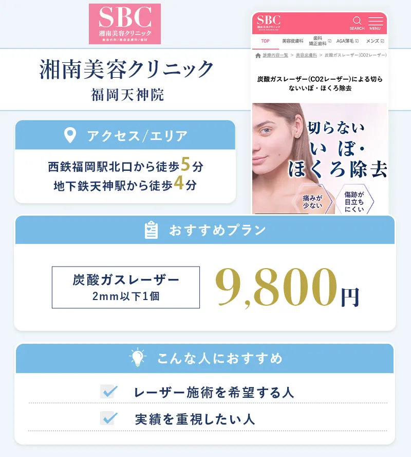 湘南美容クリニック 福岡天神院