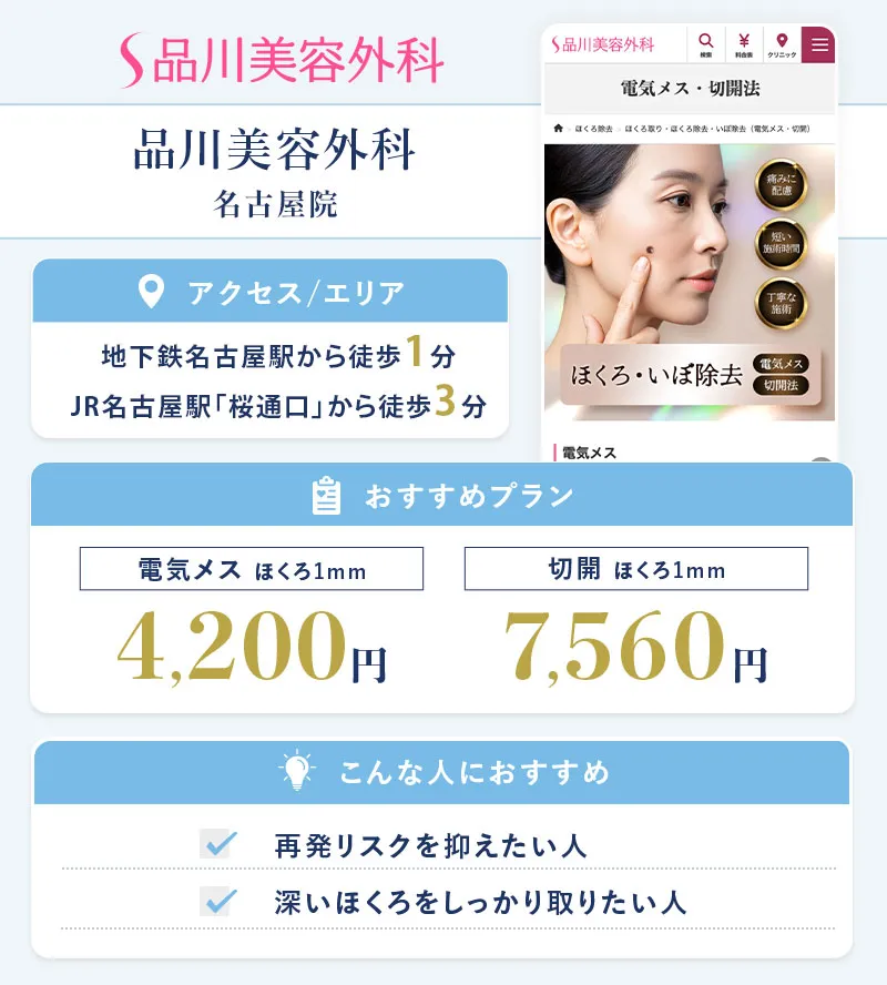 品川美容外科 名古屋院