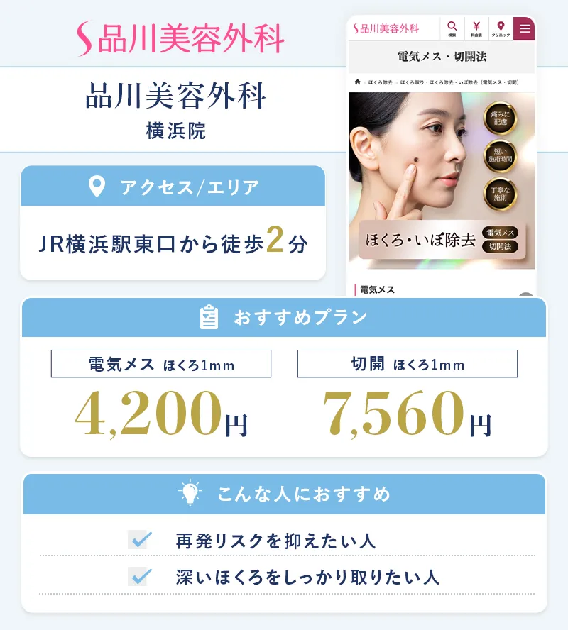 品川美容外科 横浜院