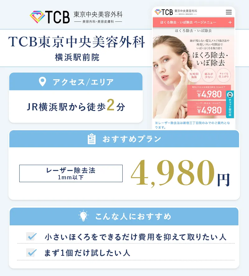 TCB東京中央美容外科 横浜駅前院