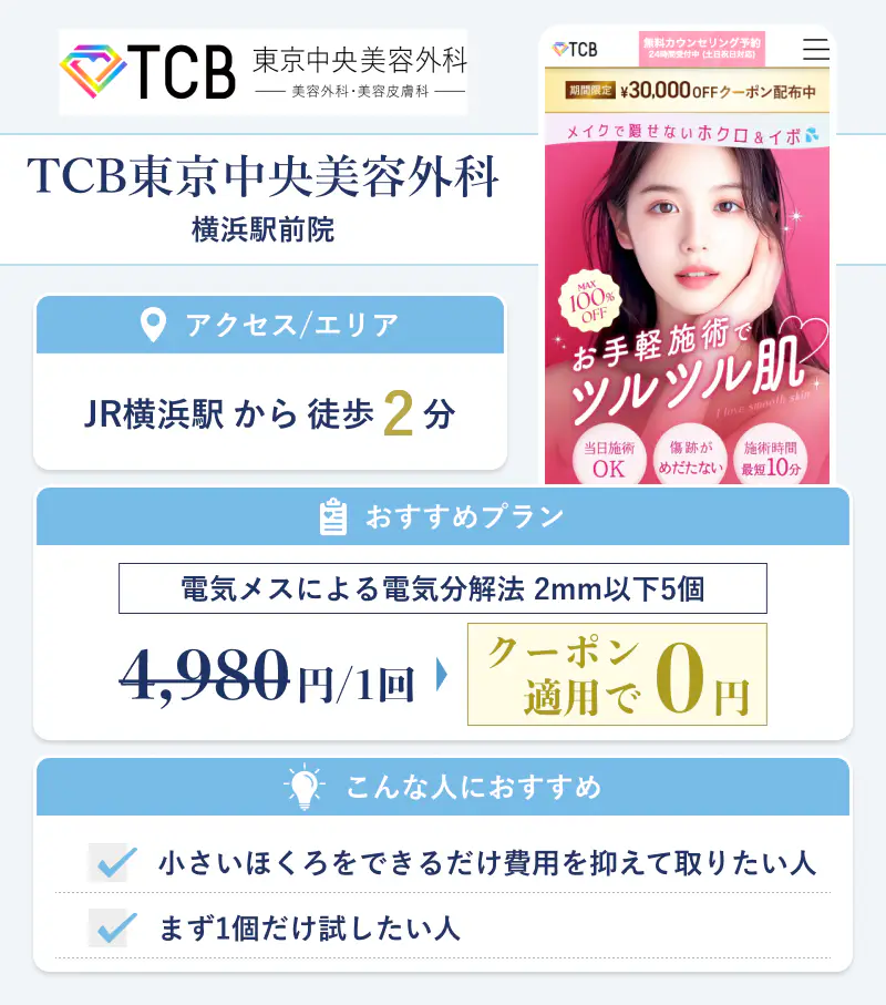 TCB東京中央美容外科 横浜駅前院