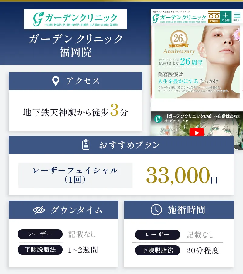 ガーデンクリニック 福岡院