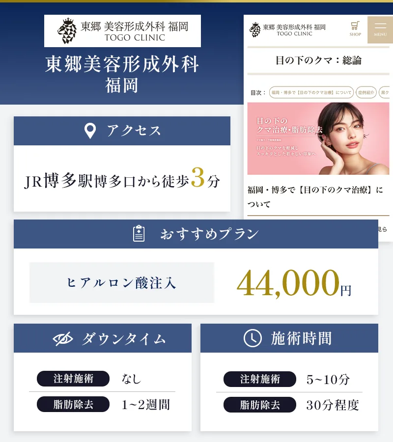 東郷美容形成外科福岡