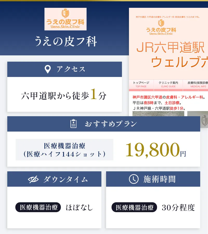 うえの皮フ科