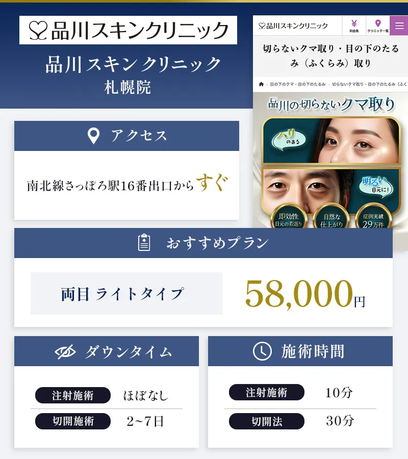 品川スキンクリニック 札幌院