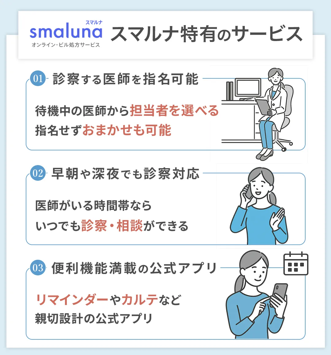 スマルナのサービス内容