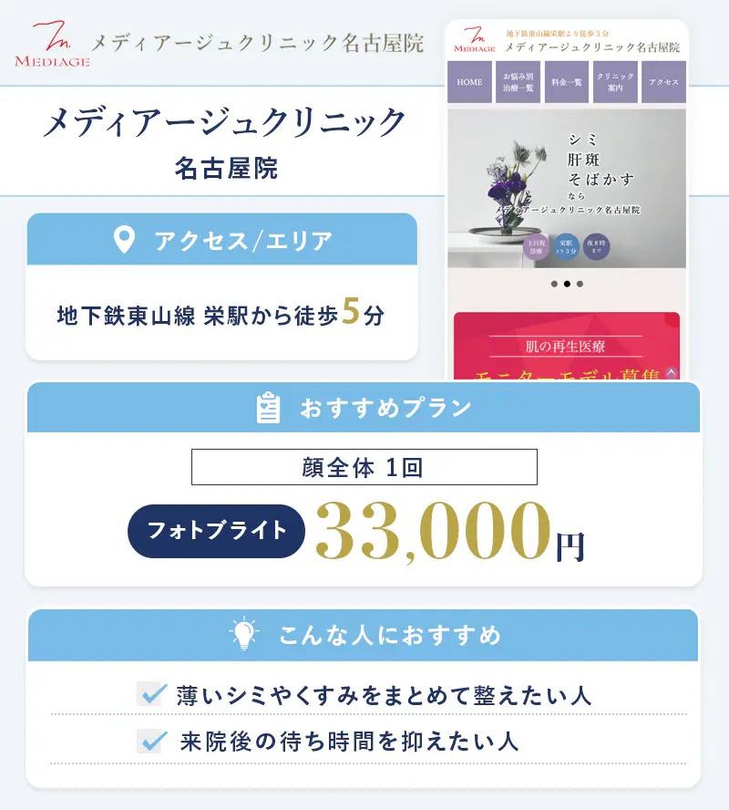 メディアージュクリニック 名古屋院