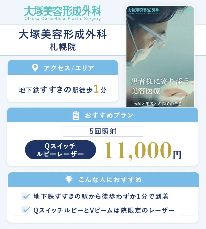 大塚美容形成外科 札幌院
