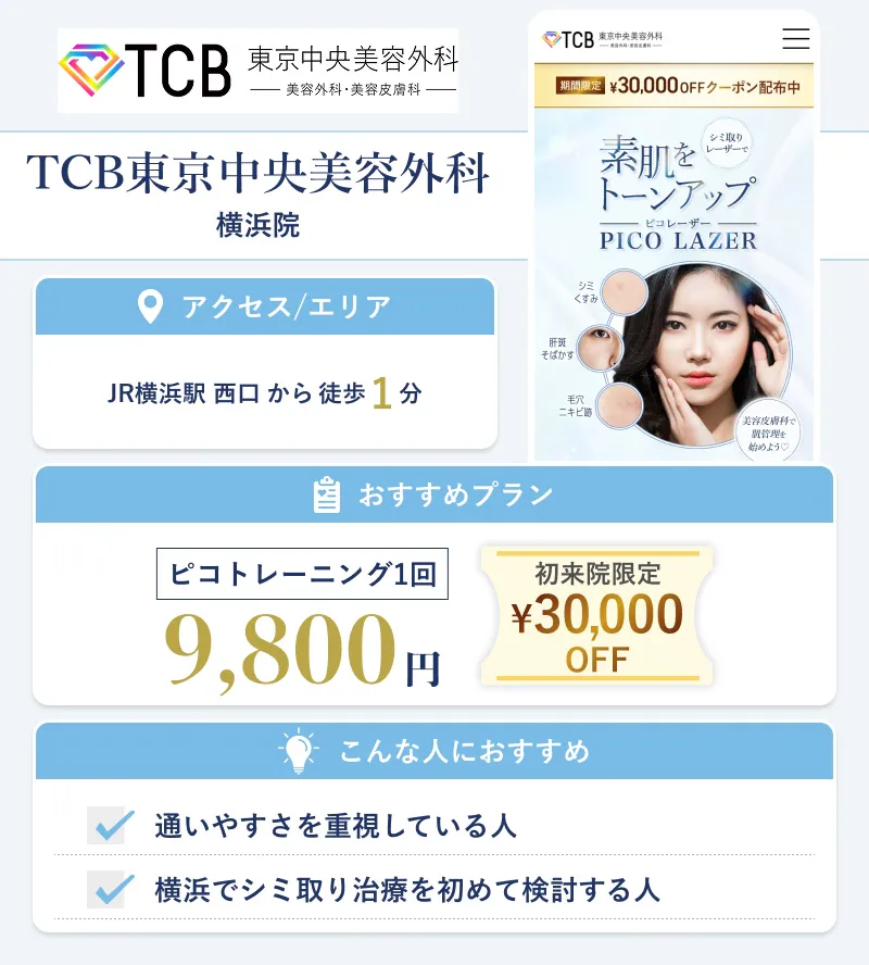 TCB東京中央美容外科 横浜院